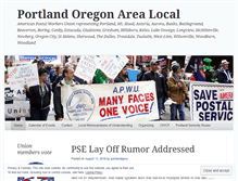 Tablet Screenshot of portlandapwu.com